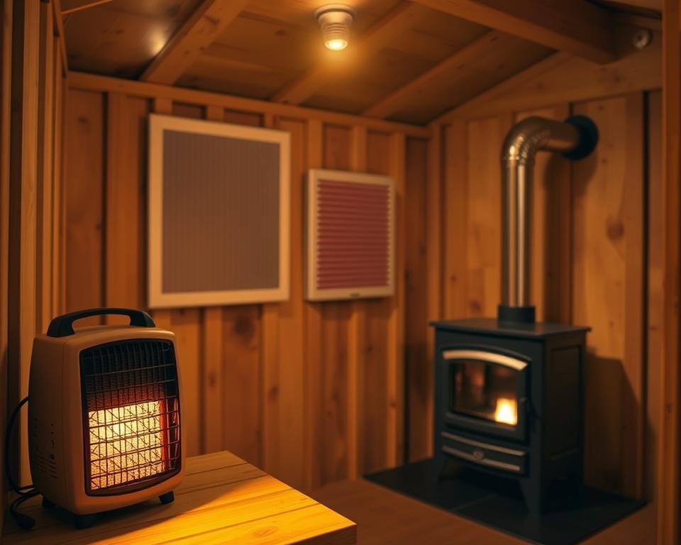 Shed heating solutions for garden buildings