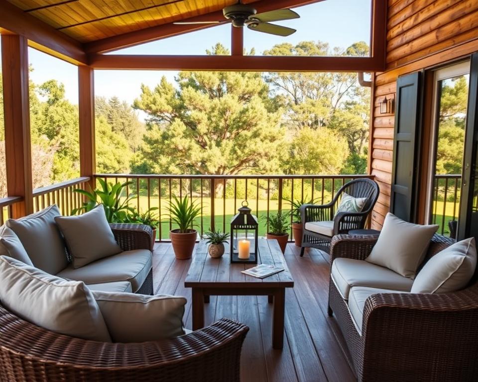 Summer House Furniture Arrangement