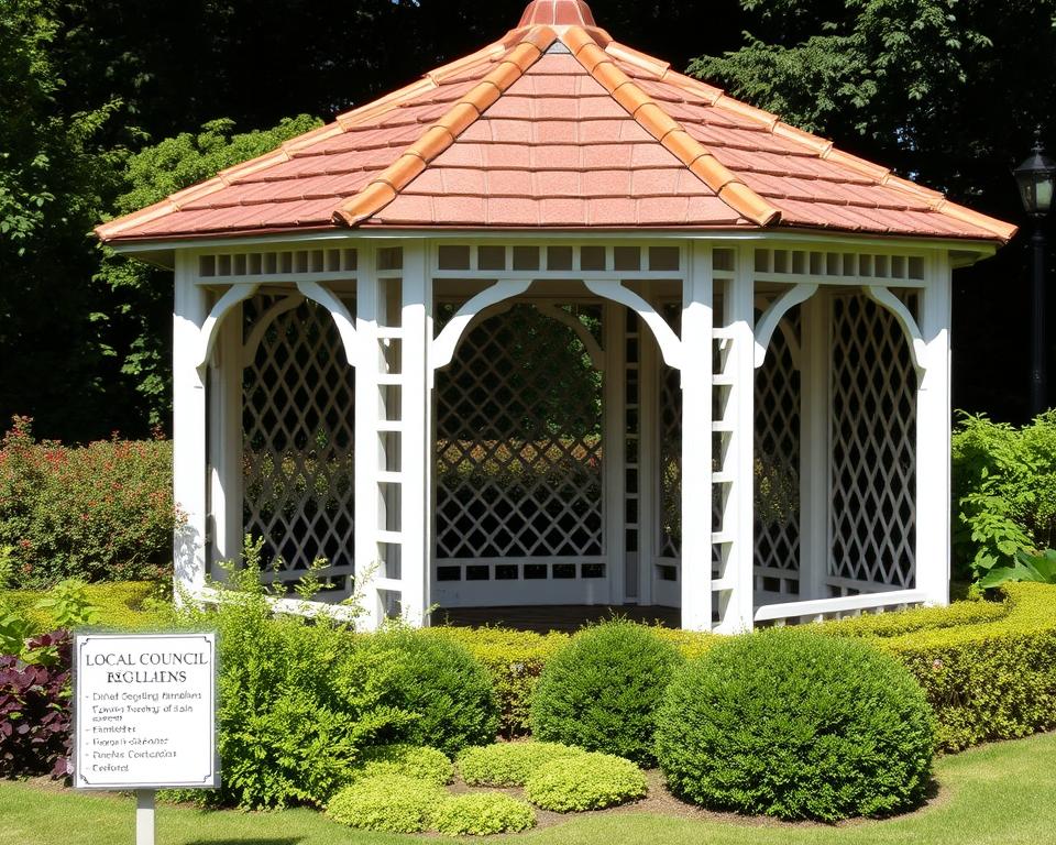gazebo building regulations UK