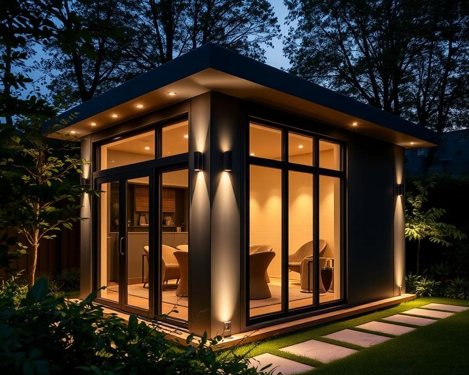 multi-functional lighting garden building