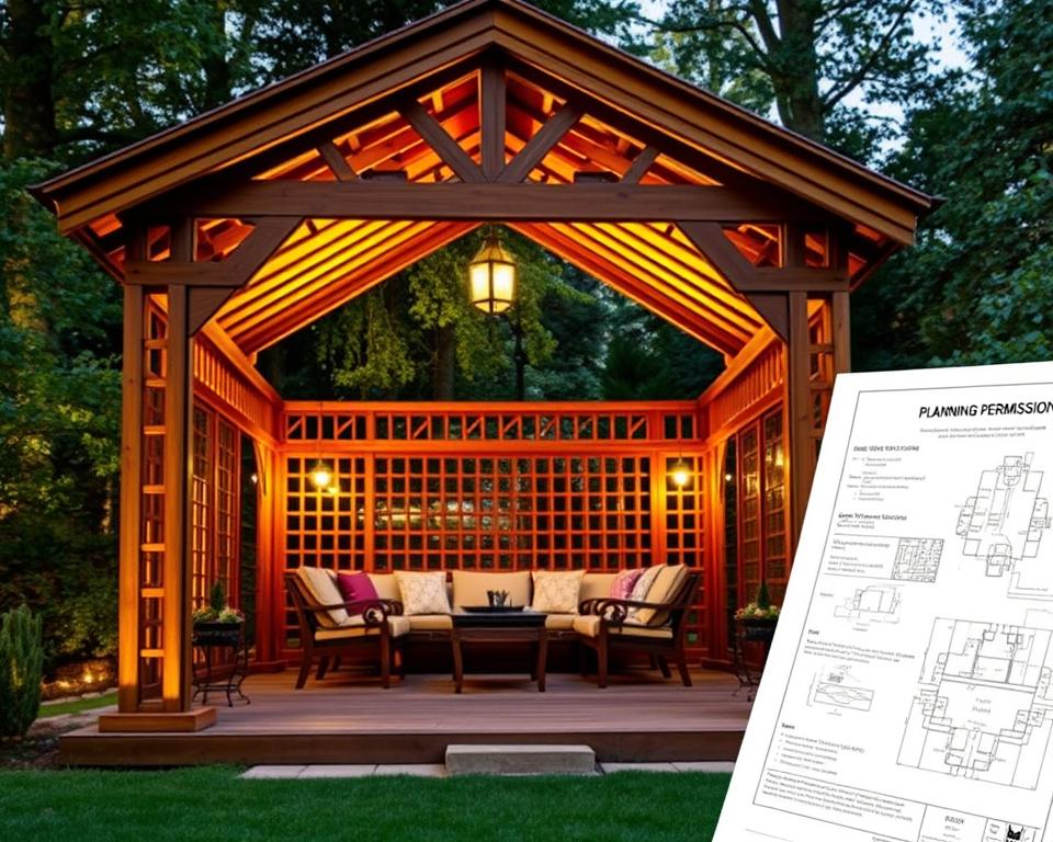 planning permission for a gazebo
