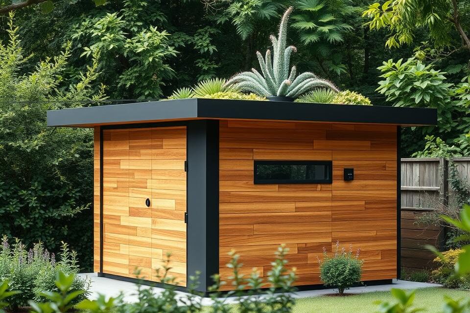 Maximise Space: Advantages of a Flat Roof Garden Shed