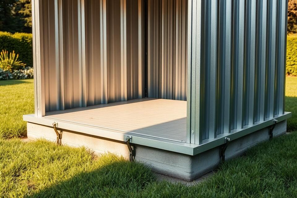 Secure Your Shed: Anchoring a Metal Garden Shed to the Ground