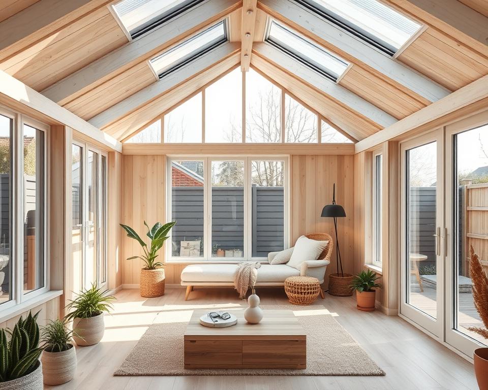 Custom composite garden room design flexibility