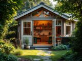 Garden house as a workshop