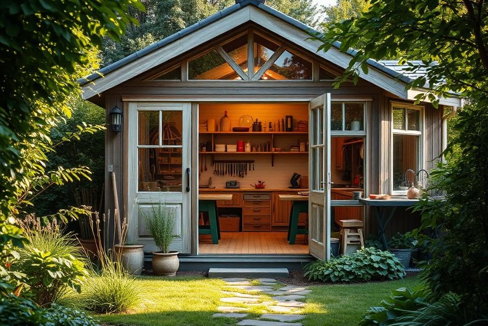 Transform Your Garden House into a Workshop