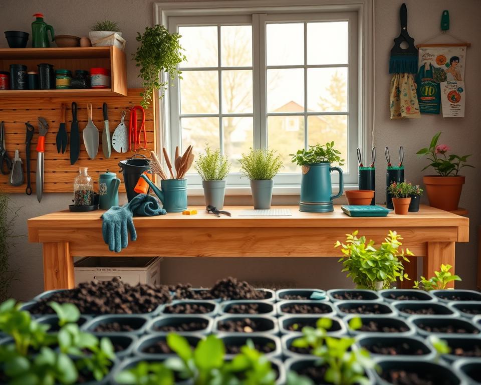 Multipurpose gardening station workspace Multipurpose gardening station workspace