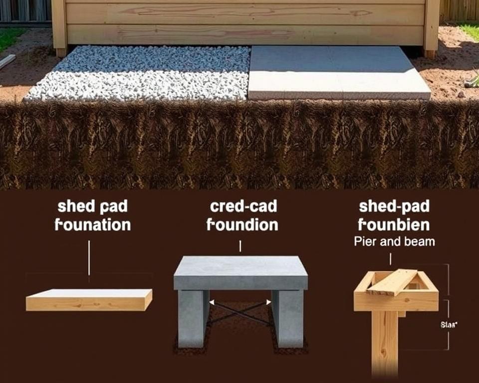 alternative shed foundation options