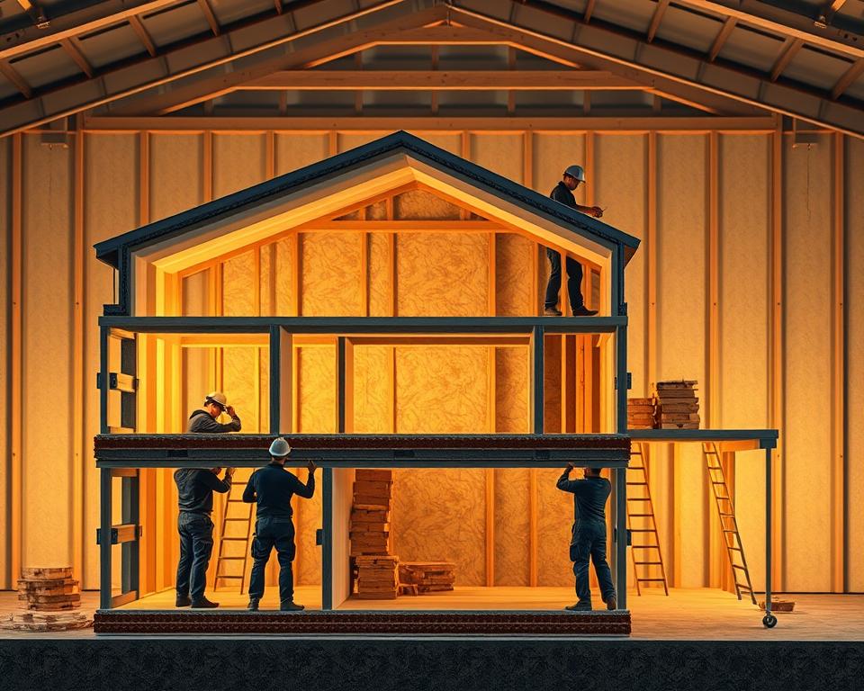 composite building installation process