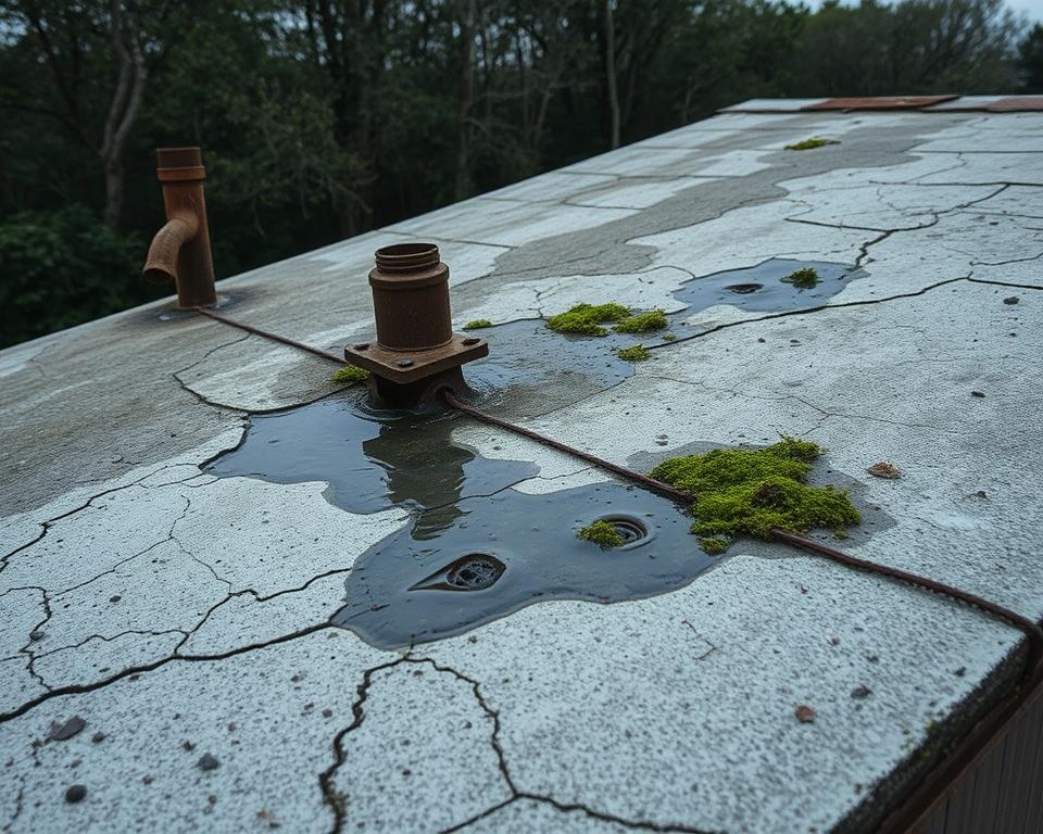 flat roof drainage challenges