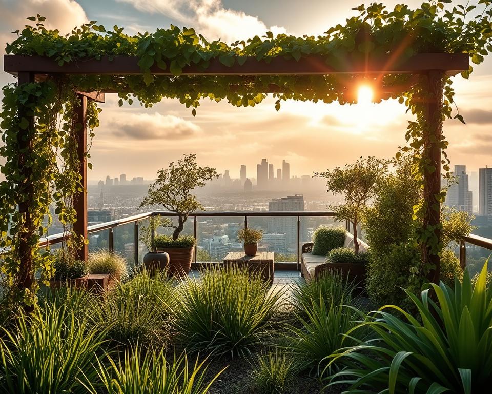 green roof terrace