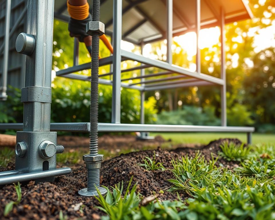how to anchor metal shed step by step how to anchor metal shed step by step