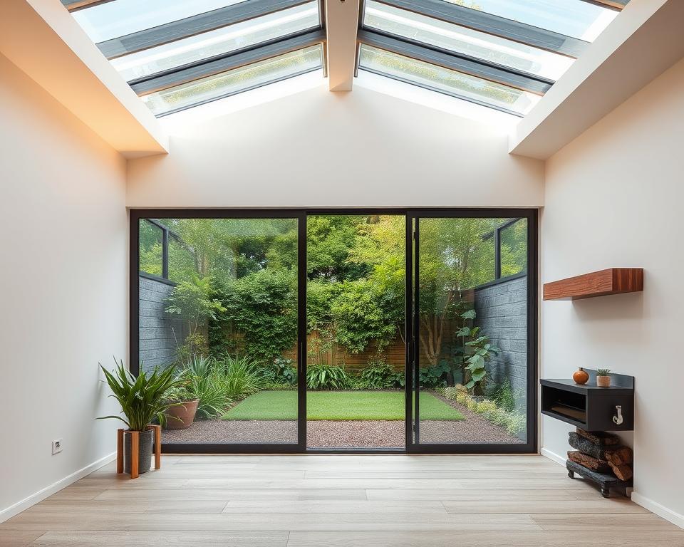 modern composite garden room materials