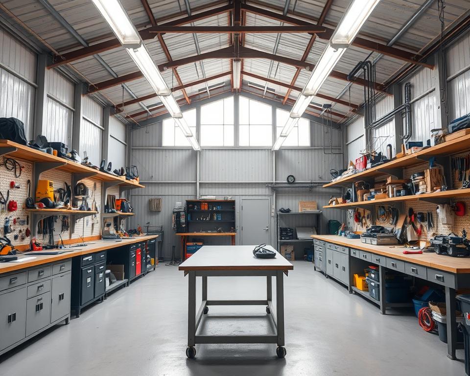 workshop electrics shed