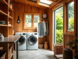 Transform Your Garden Shed into a Functional Laundry Room