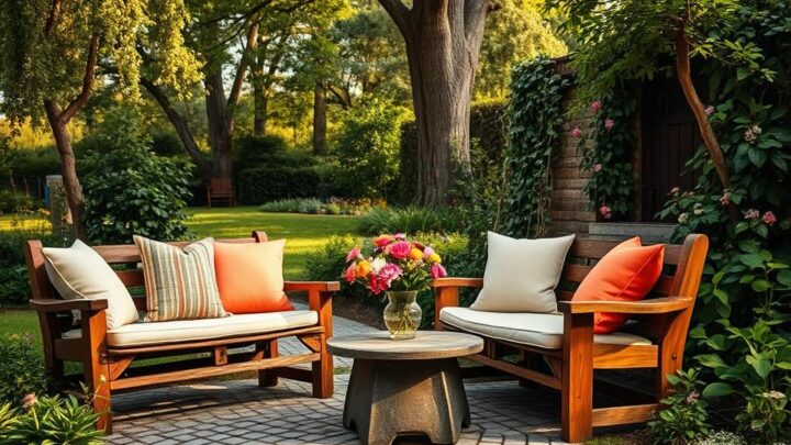 Creating a seating area in the garden – ideas and tips
