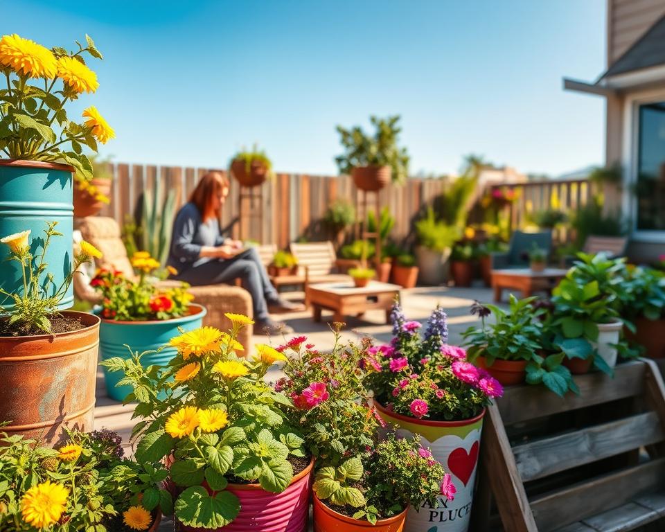 Creative container gardening Creative container gardening