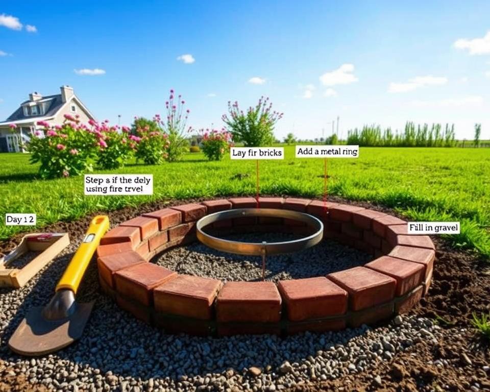 DIY Fire Pit Construction Steps
