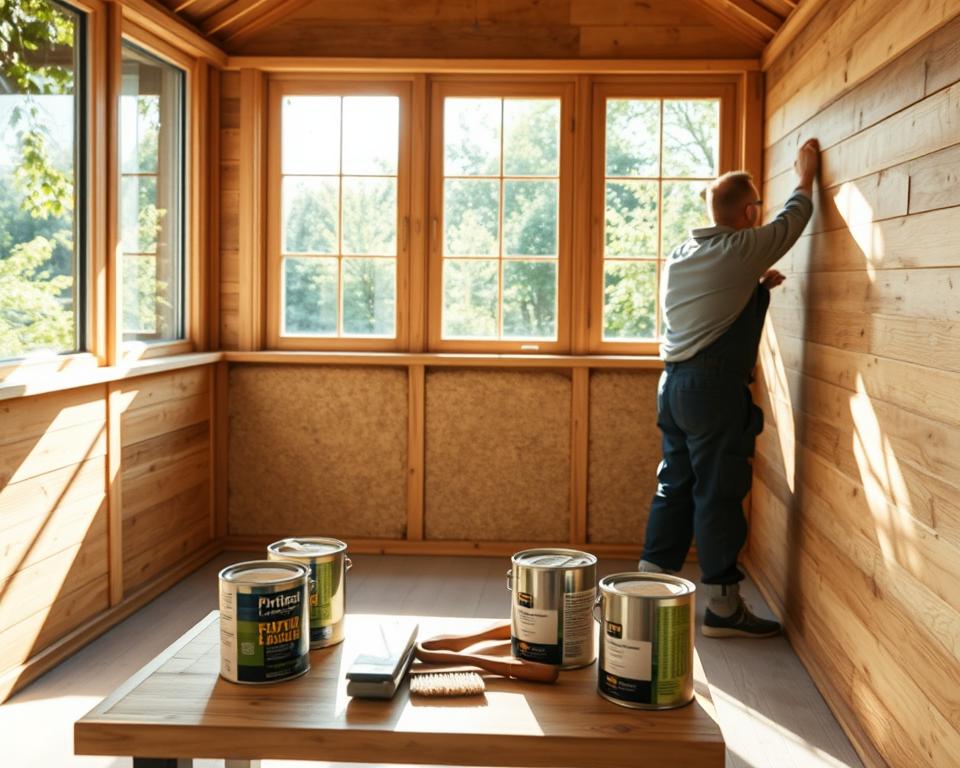 Garden Room Wall Maintenance