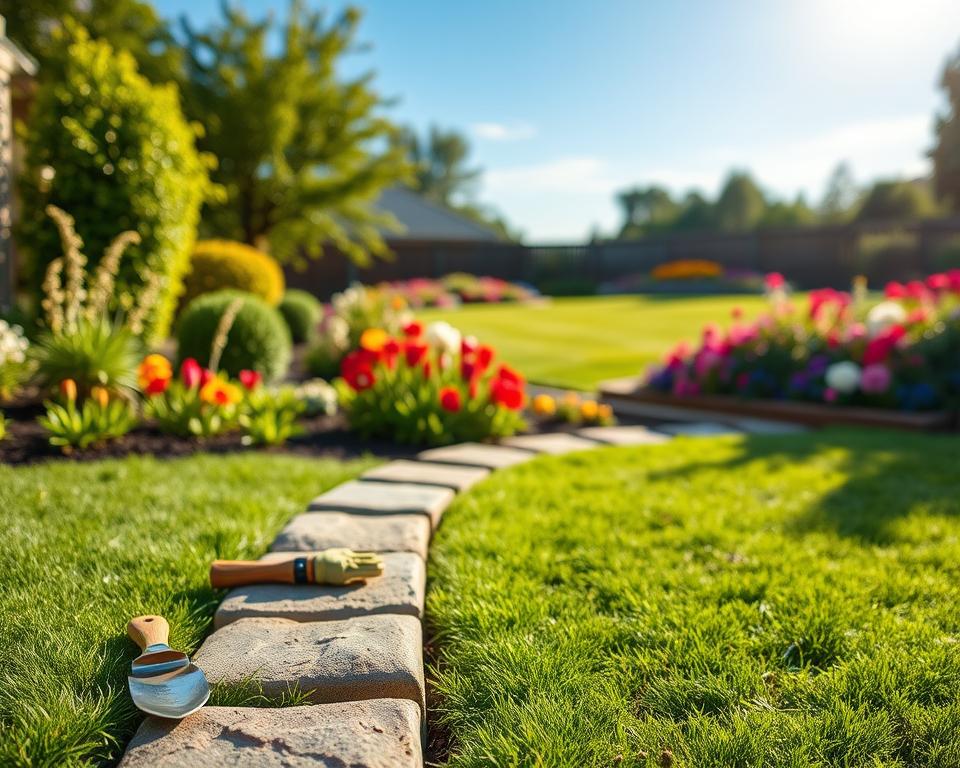 Garden Stone Edging Maintenance