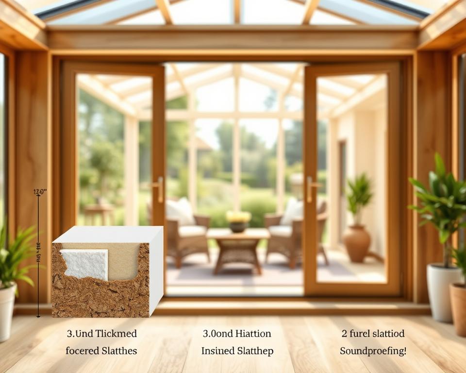 Garden room wall thickness selection guide