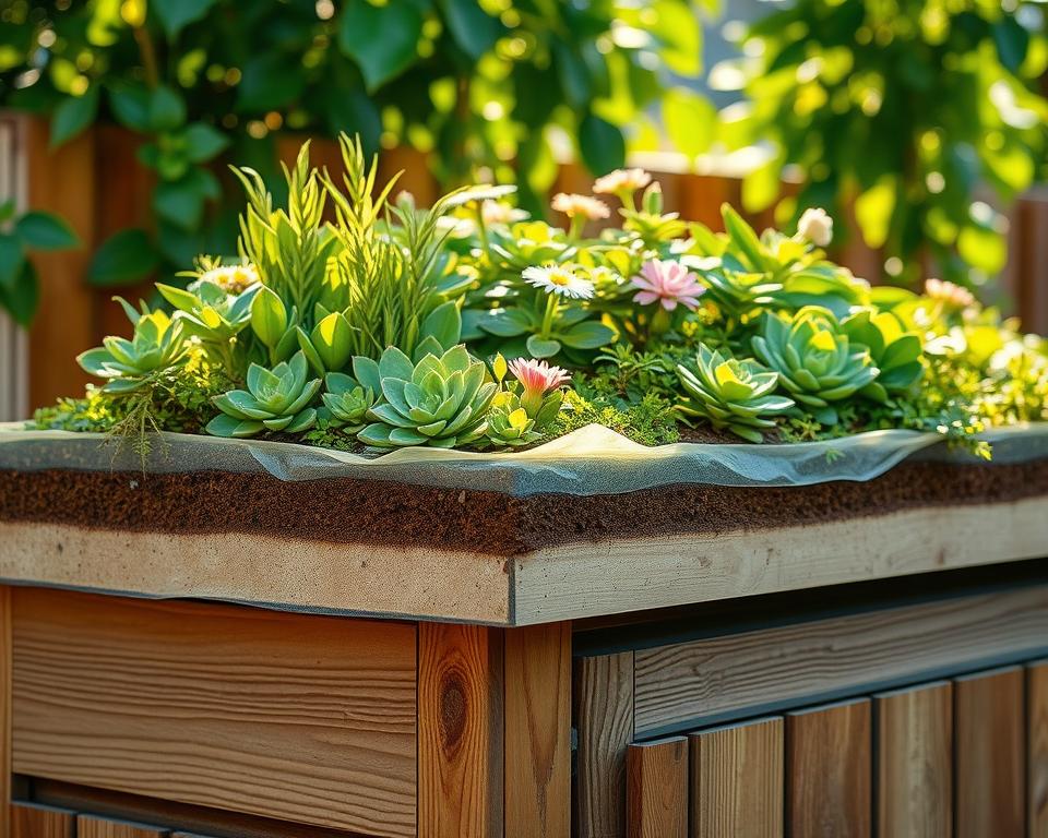 Green roof layers and natural systems