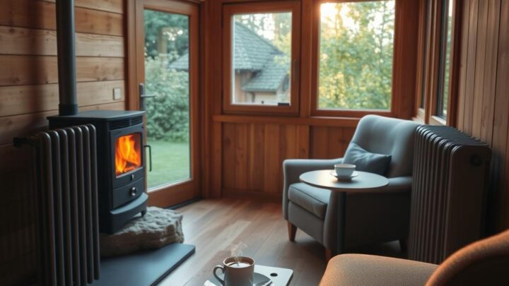 Heating for a Wooden Gardenroom: Best Options
