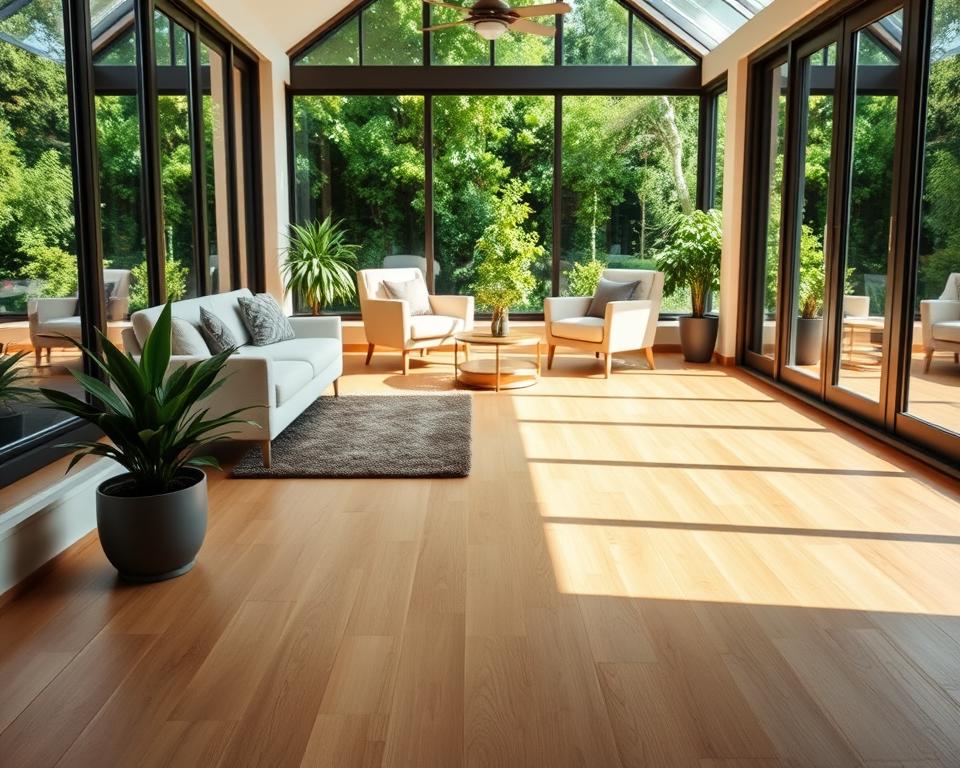 Laminate Flooring in Garden Room