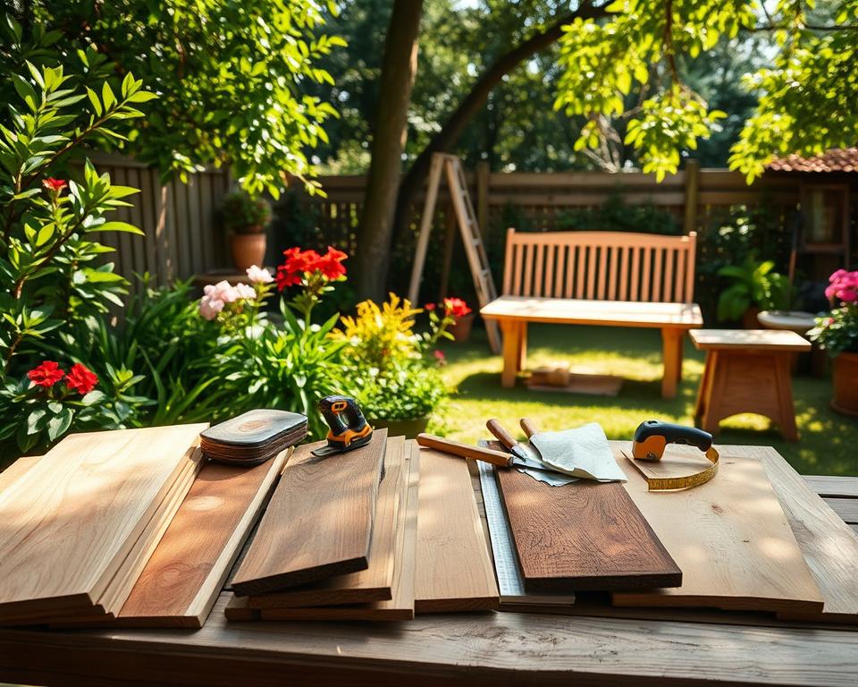 Outdoor Wood Selection for Garden Furniture