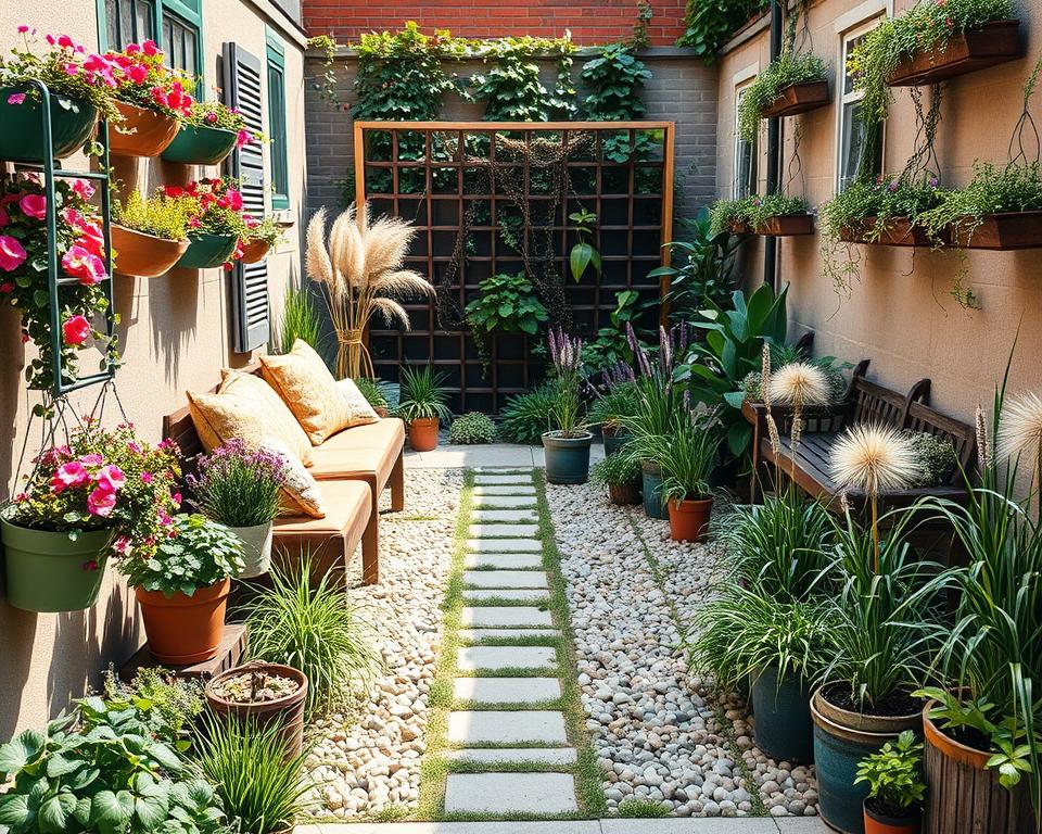 Small garden space solutions Small garden space solutions