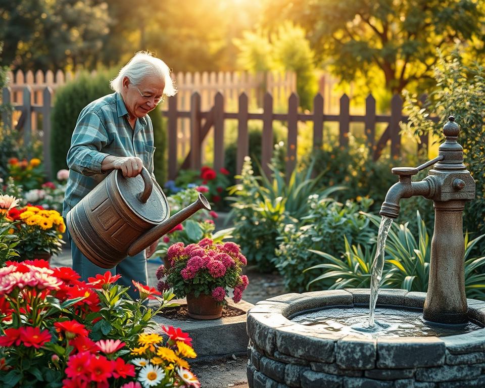 Traditional Garden Watering Methods