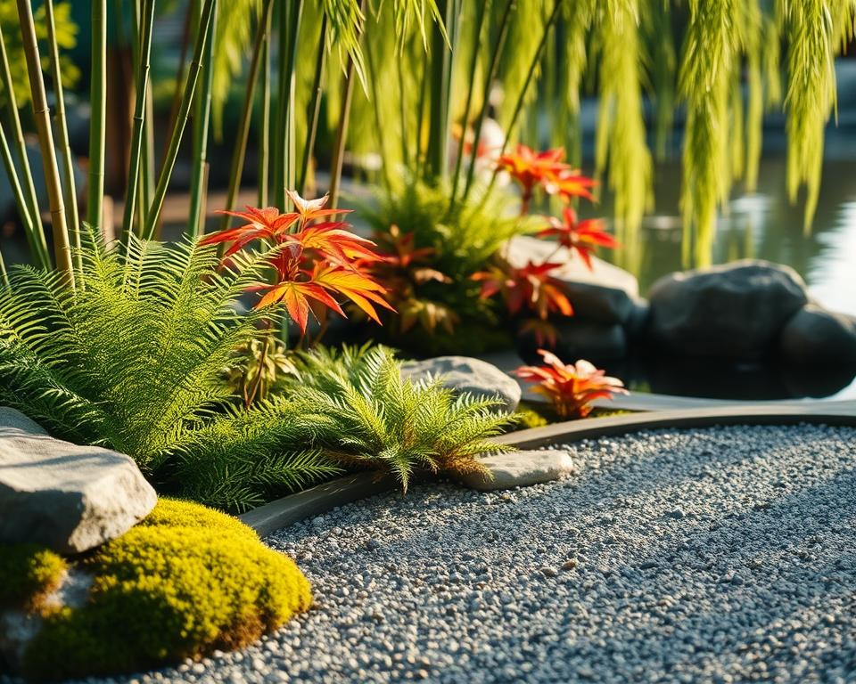 Zen garden plants