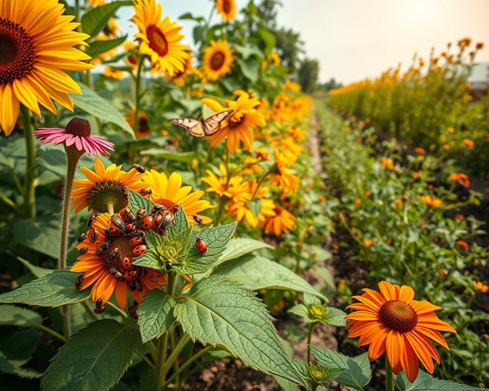 beneficial insects in permaculture garden