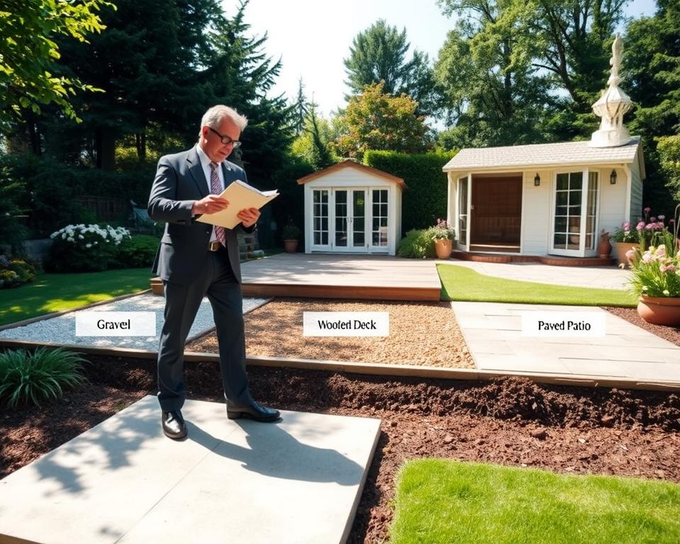 choosing garden room foundation