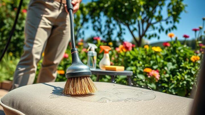 How to Clean Your Outdoor Cushioned Chairs