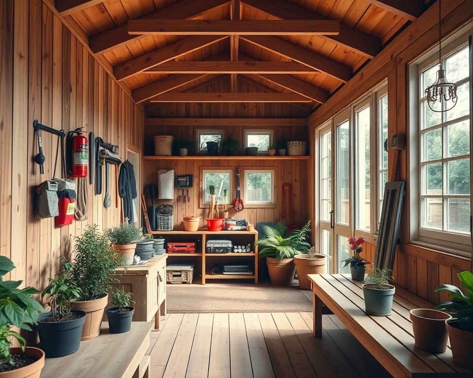 garden room organisation safety