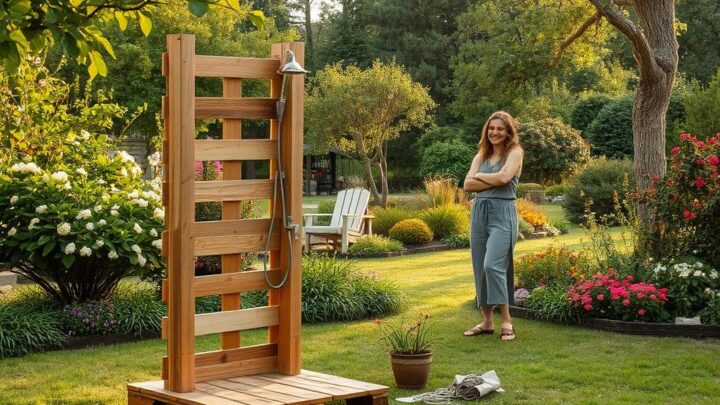 Your Guide to Building a Homemade Garden Shower