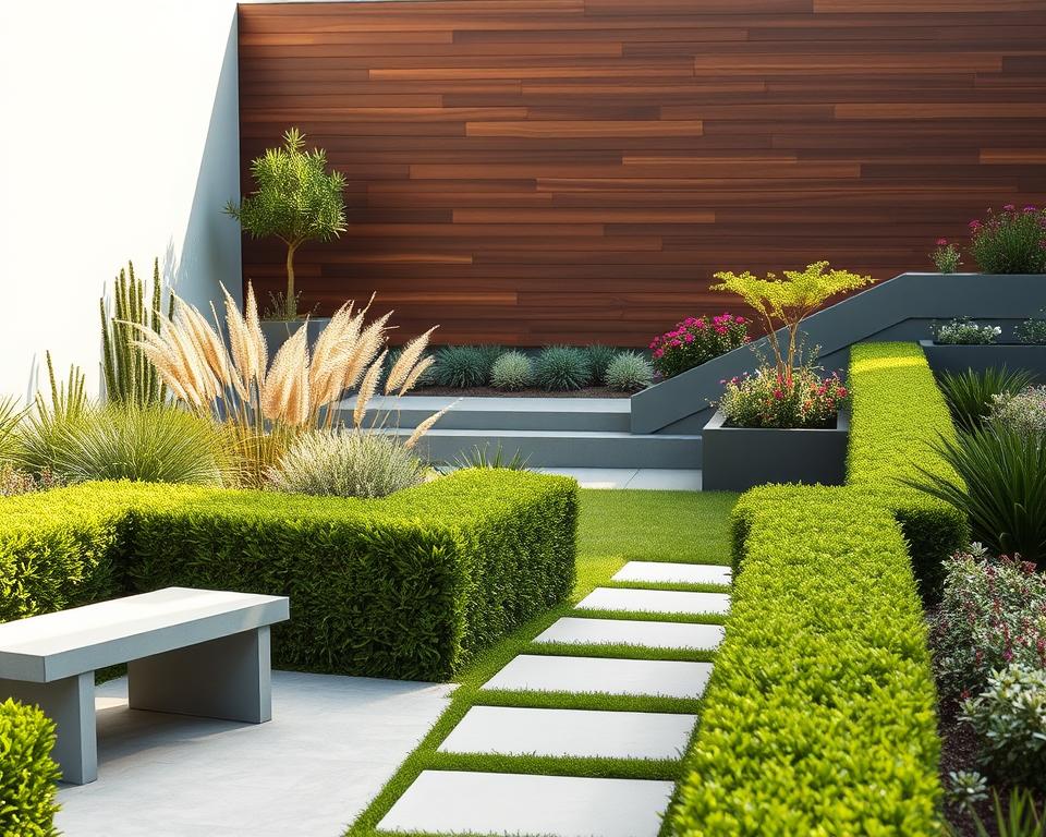 modern garden