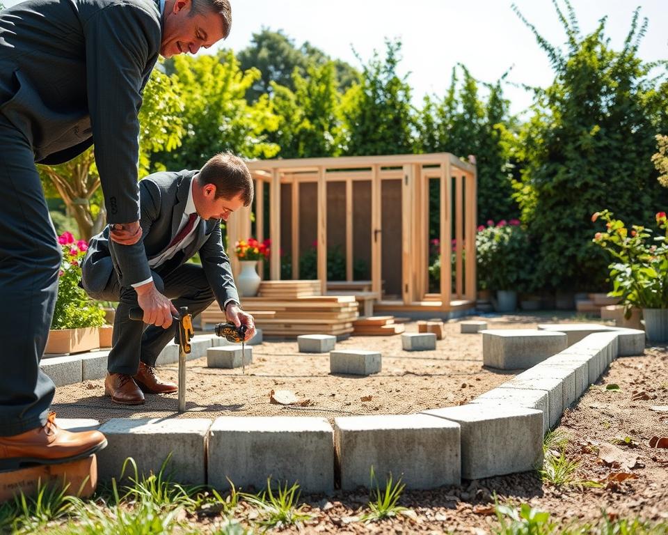 professional garden room installation