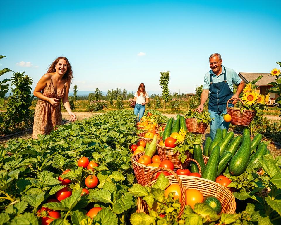 summer harvesting