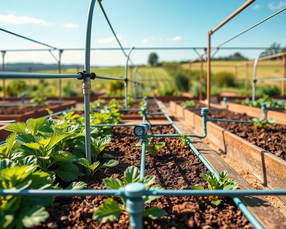 irrigation grid