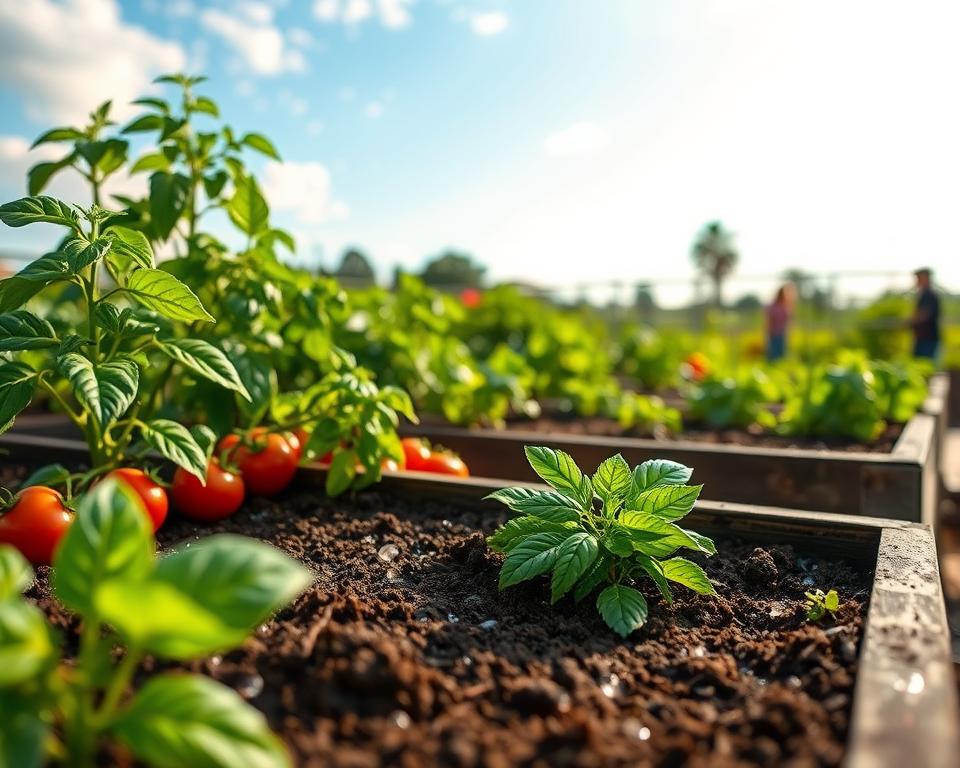 water moisture raised beds